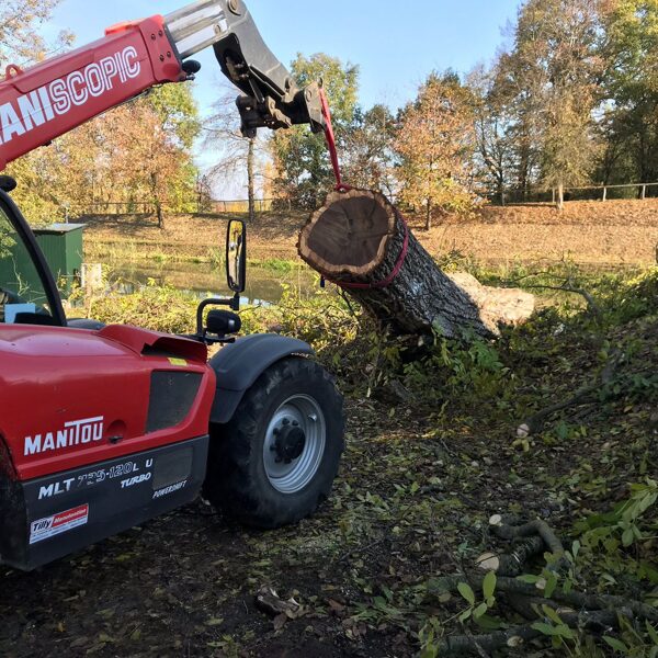 Treuil hydraulique pour Manitou